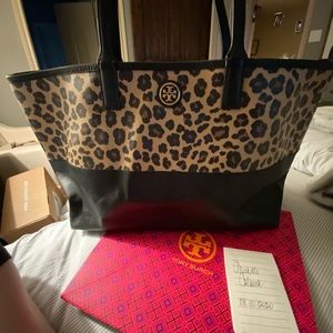 Tory Burch Cheetah Tote